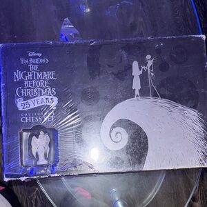 Disney Black and White Nightmare Before Christmas Chess Set